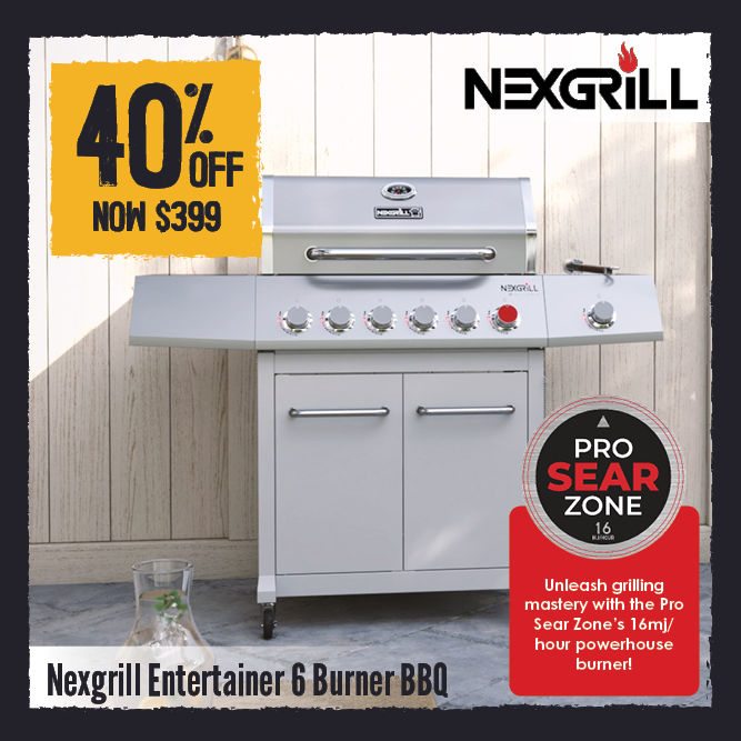 Now $399 40% Off Nexgrill Entertainer 6 Burner BBQ
